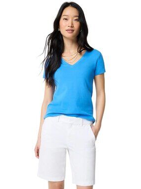 J. Crew White 9" Frankie Chino Bermuda Short 0 NWT